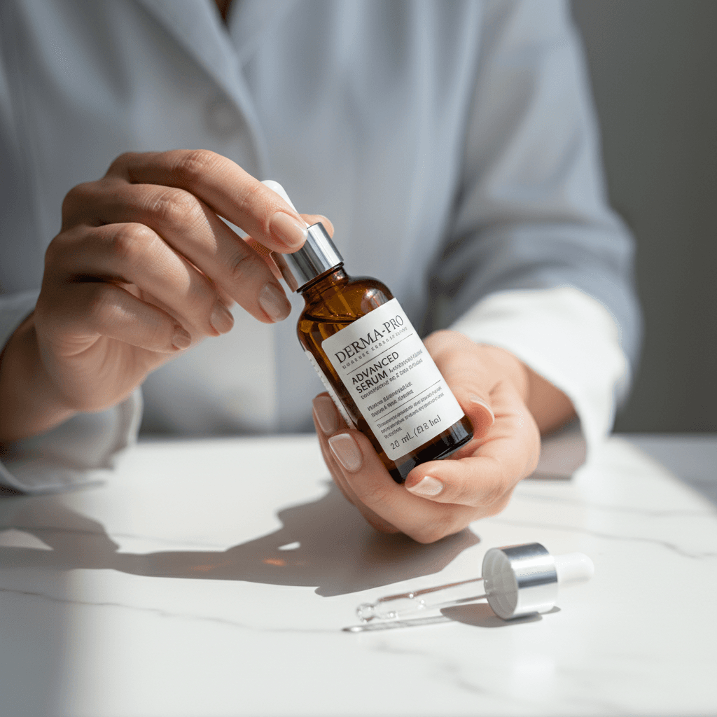 Two different peptide products showcasing product range